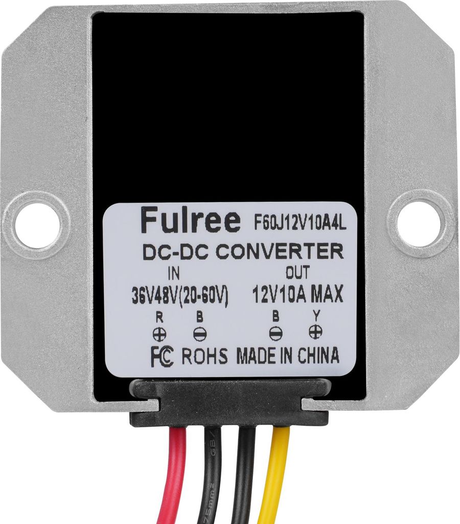 20-60V auf 12V DC Step-Down Converter mit 10A Ausgang, wasserdichtes Spannungsreglermodul, 60W Leistung