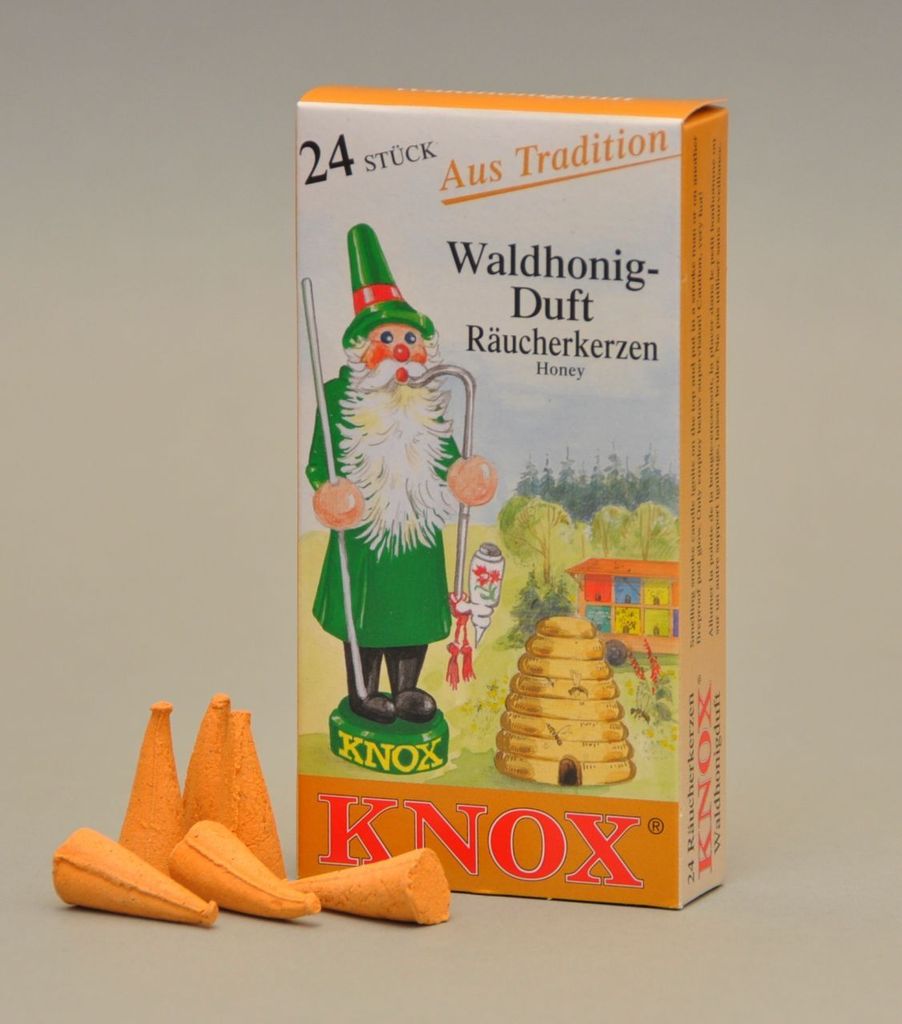 Knox Räucherkerzen - Waldhonig 24 Stück Produktbild 