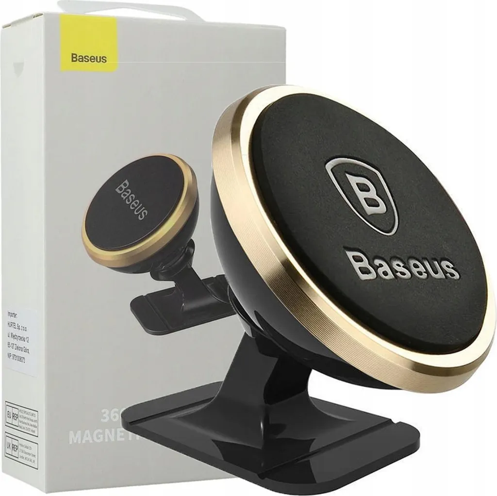 Baseus Supporto magnetico per telefono (oro)