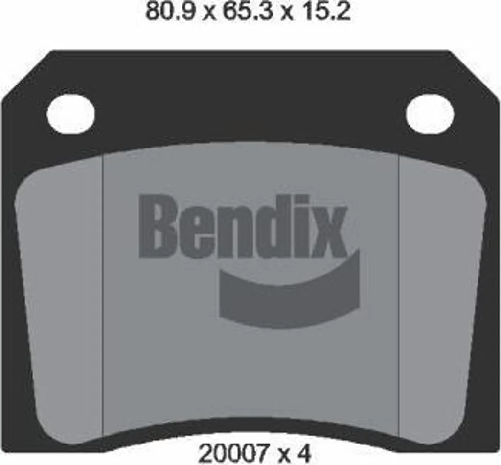 Bendix BPD1673 Plaquettes de Frein Haute Performance OE GBP141 pour XJ