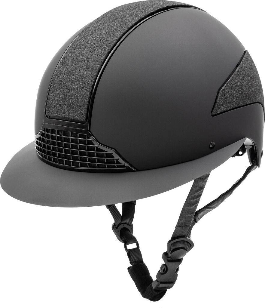 Waldhausen SWING Reithelm H24 Lady shine , Farbe:schwarz shine, matt, Größe:51 - 55 cm