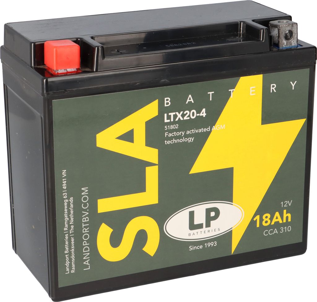 Batterie AGM SLA 12V 18Ah für Motorrad Startbatterie MS LTX20-4