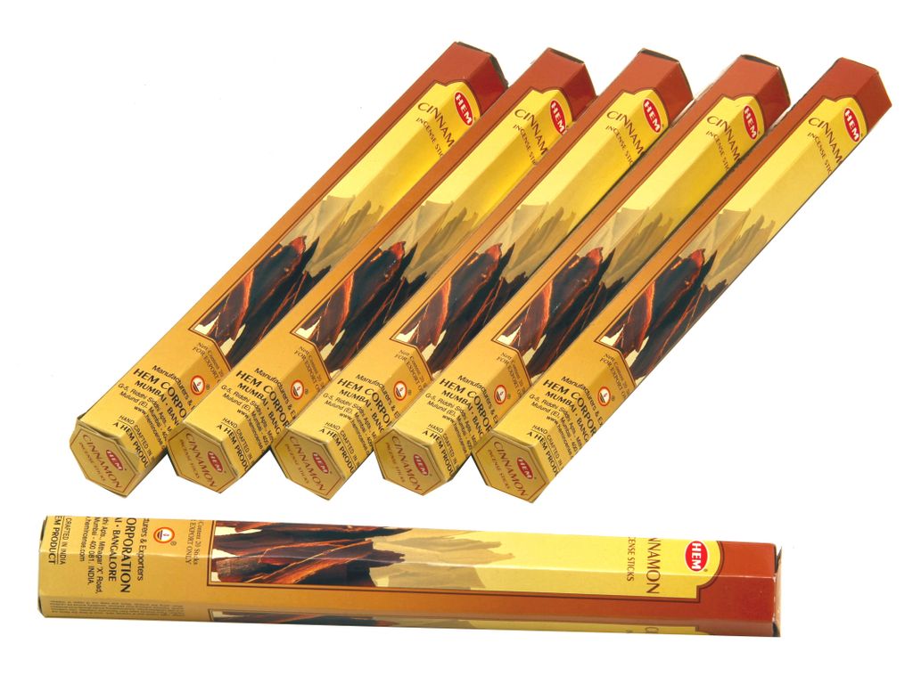 HEM Räucherstäbchen Sparset. 6 Packungen ca. 120 Sticks Produktbild 