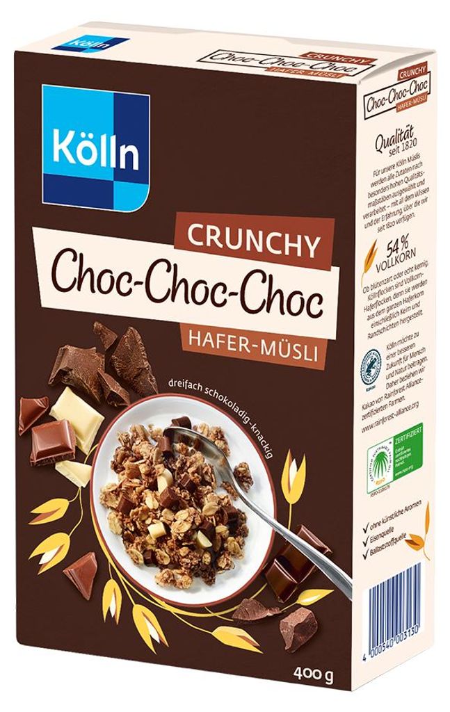 Kölln 2891697 Kölln Chrunchy Choc Choc Hafer Müsli 400,0 g Obrázok produktu 