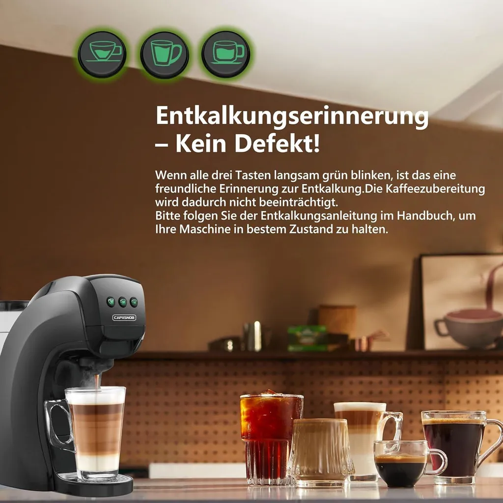 Machine à café compacte 5 en 1 idéale pour bureau et petits espaces 5en1 - 6