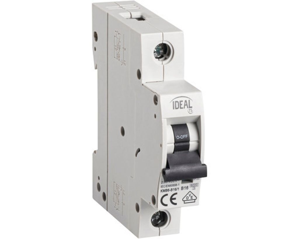 Interruttore Kanlux KMB6-B16/1 1P, B, 16 A, 6 kA Immagine del prodotto 