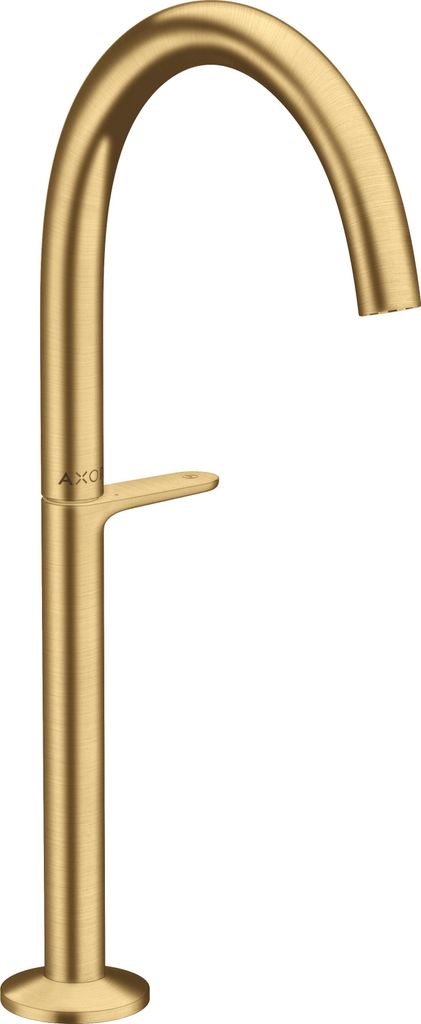 hansgrohe AXOR One Waschtischarmatur Select 260 für Waschschüsseln mit Push-Open Ablaufgarnitur, Ausladung 165mm, 48030250