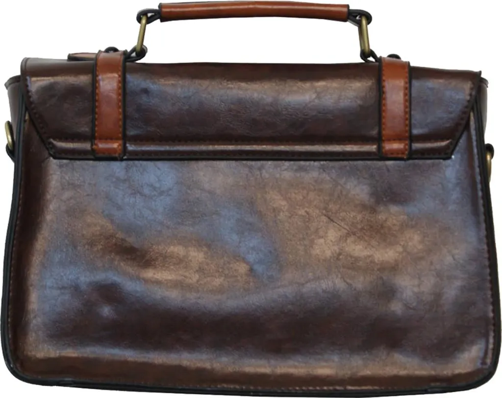 Sac à main robuste brun foncé - Fini les sacs fragiles au style banal