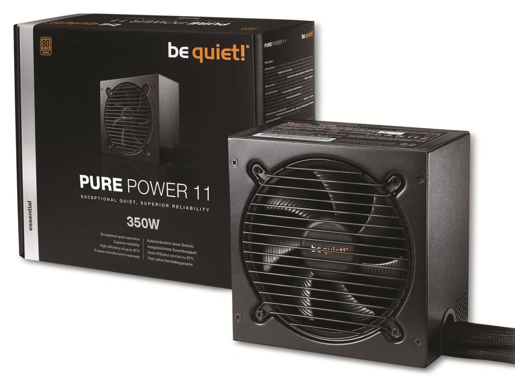 Be Quiet! Pure Power 11 350W - Netzteil (intern) Produktbild 