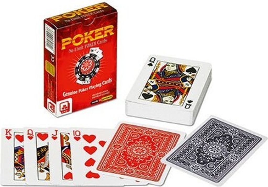 Nürnberger Spielkarten Verlag Pokerkarten Premium Rot Kartenspiel