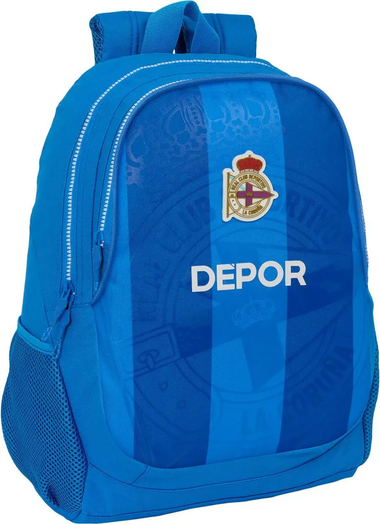 Zaino Scuola R.C. Deportivo de La Coruña Blu 44cm - Prezzo Offerta