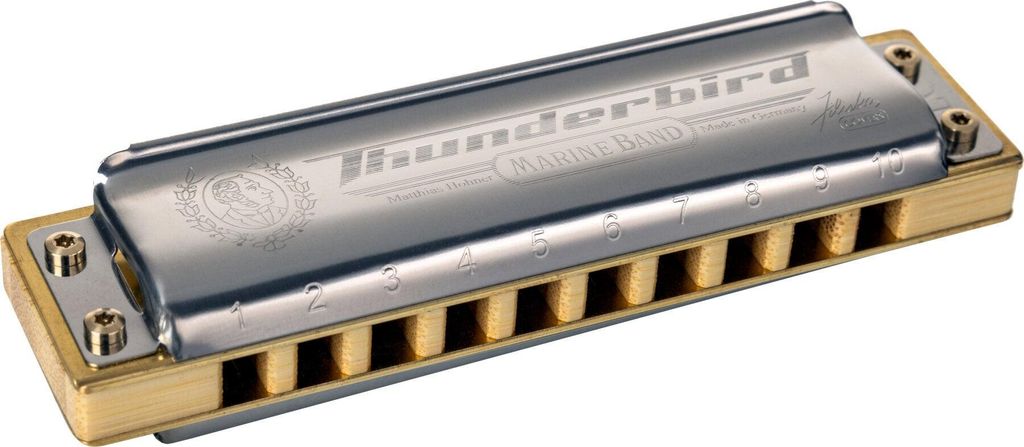 Hohner Marine Band Thunderbird Richter-LE ( Low E ) Diatonisch Mundharmonika