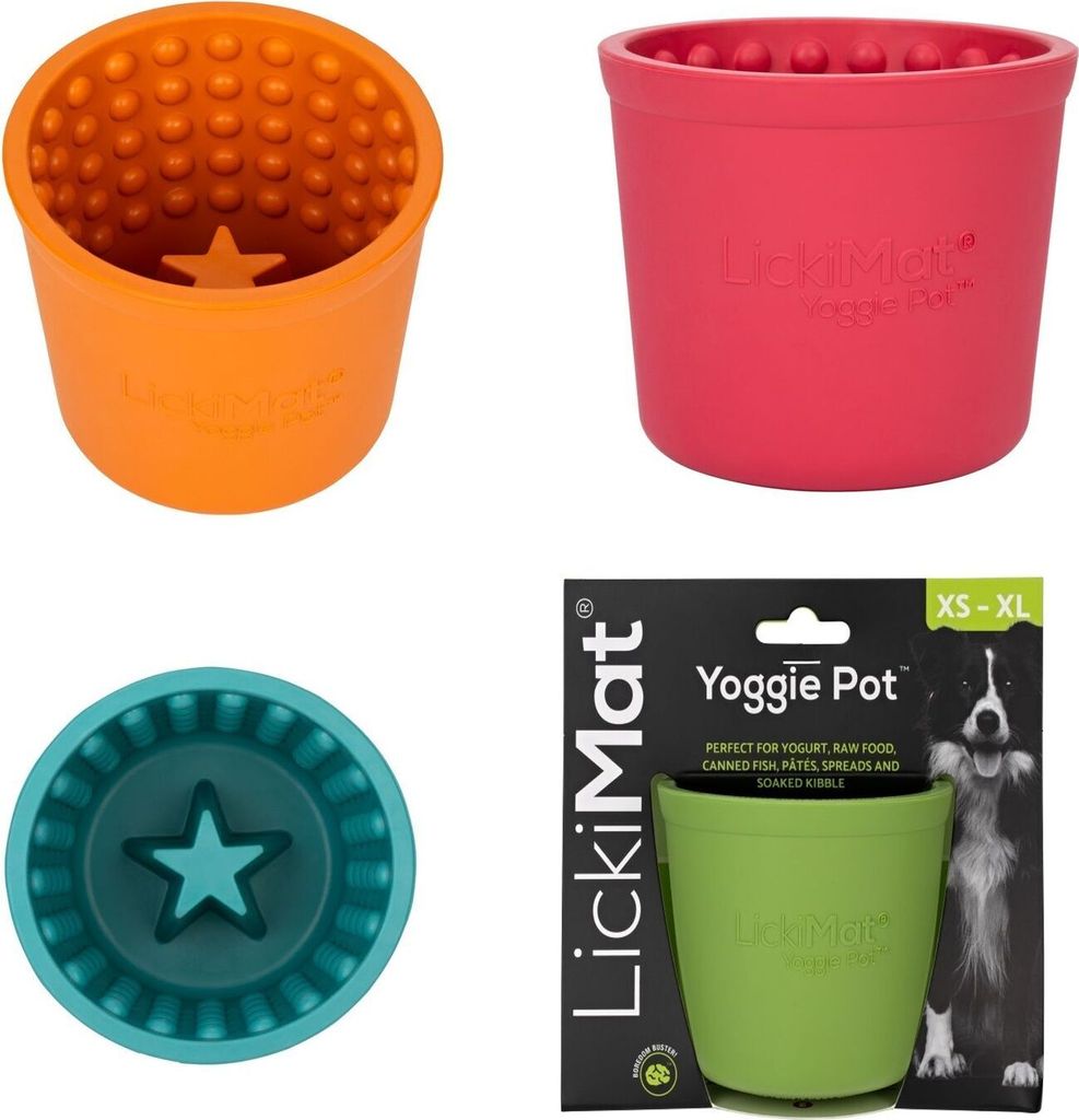 LickiMat Yoggie Pot Antischlingnapf, Farbe:türkis Produktbild 