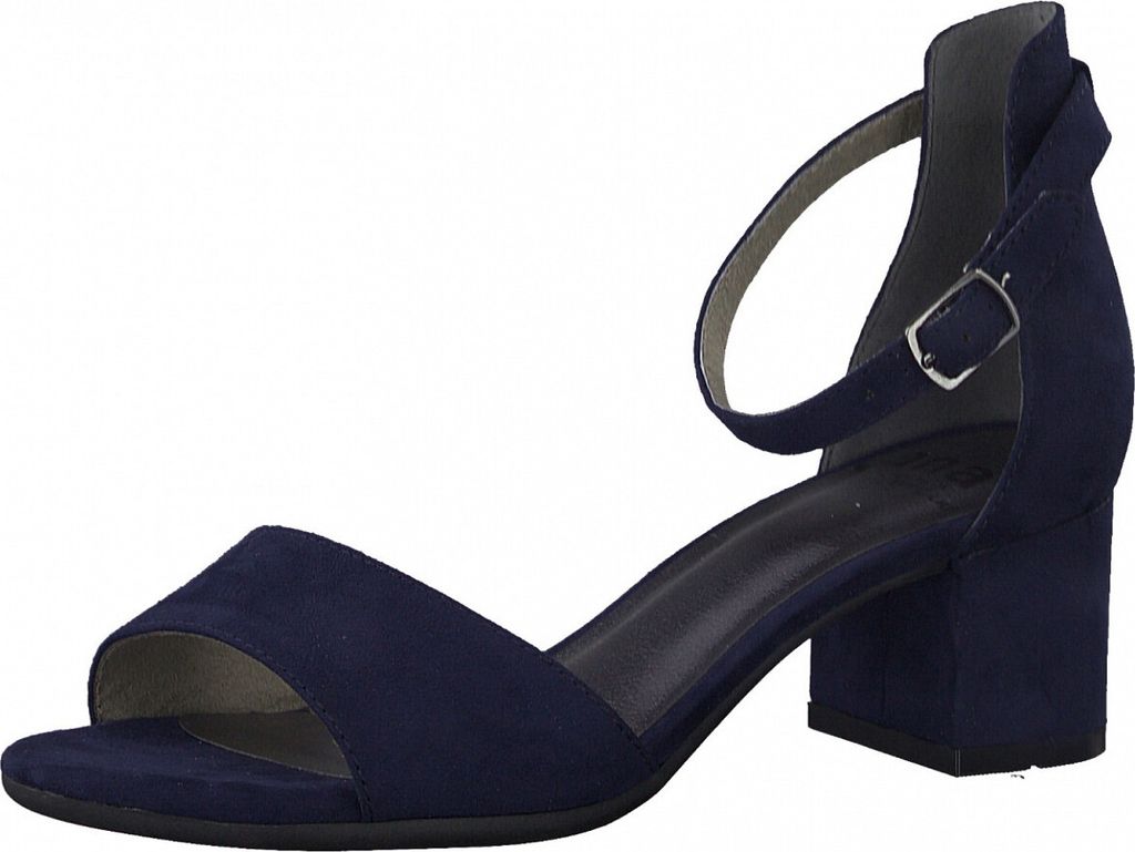 Jana Damenschuhe Sandalen Hoch Sandalette Blau Elegant, Schuhgröße:37 EU