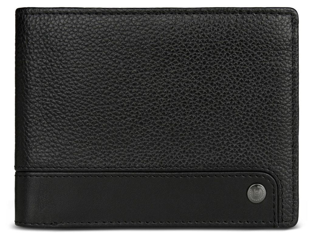bugatti Geldbörse Due Flap Wallet Black schwarz