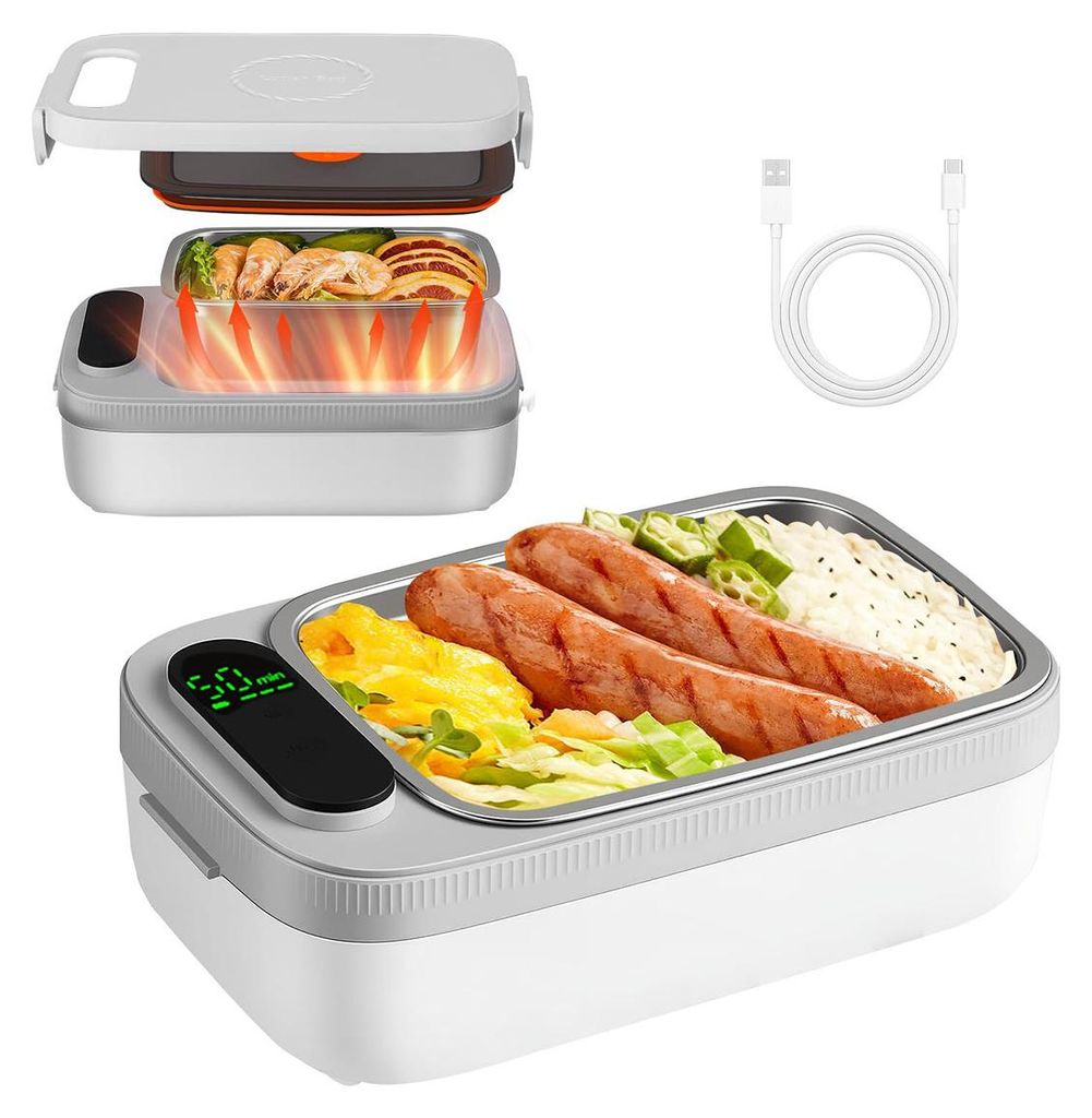 Heatbox, Elektrische Lunchbox mit 14000 mAh Akku, 1 L Produktbild 