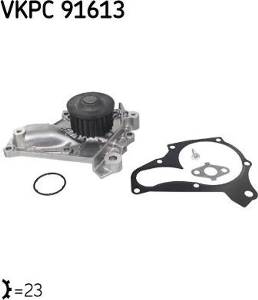 Pompe à eau de refroidissement moteur SKF pour Toyota RAV 4 et Avensis
