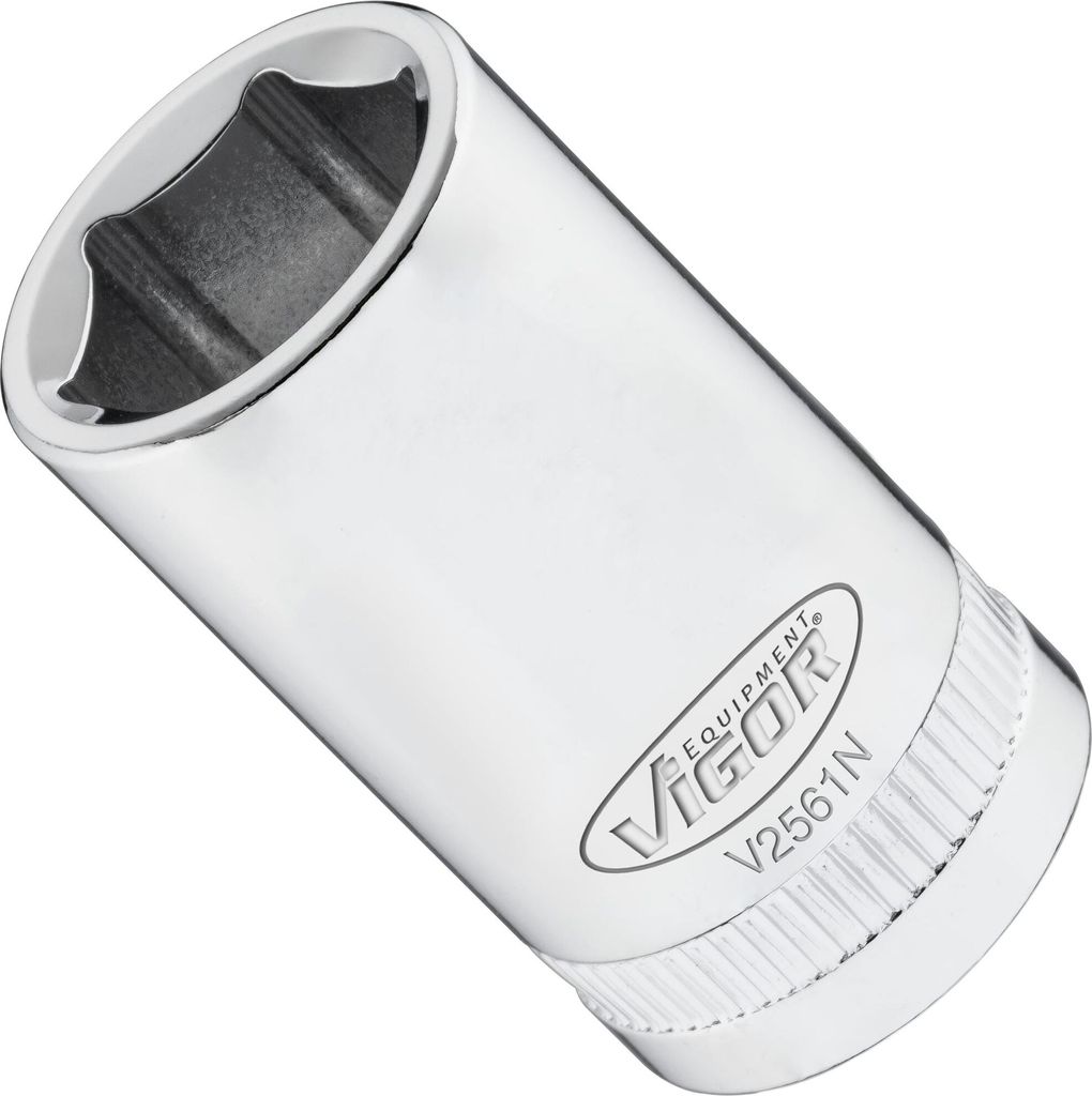 VIGOR Steckschlüsseleinsatz V2561N 1/2" Außen Sechskant Profil SW 15 mm