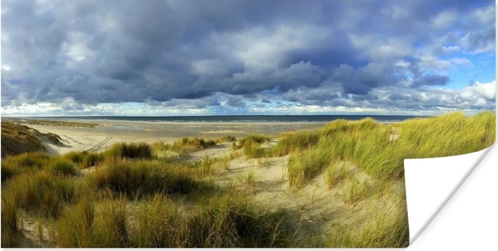 MuchoWow Poster Nordsee - Vlieland - Dünen 40x20 cm - Poster für die Wand - Poster Schlafzimmer