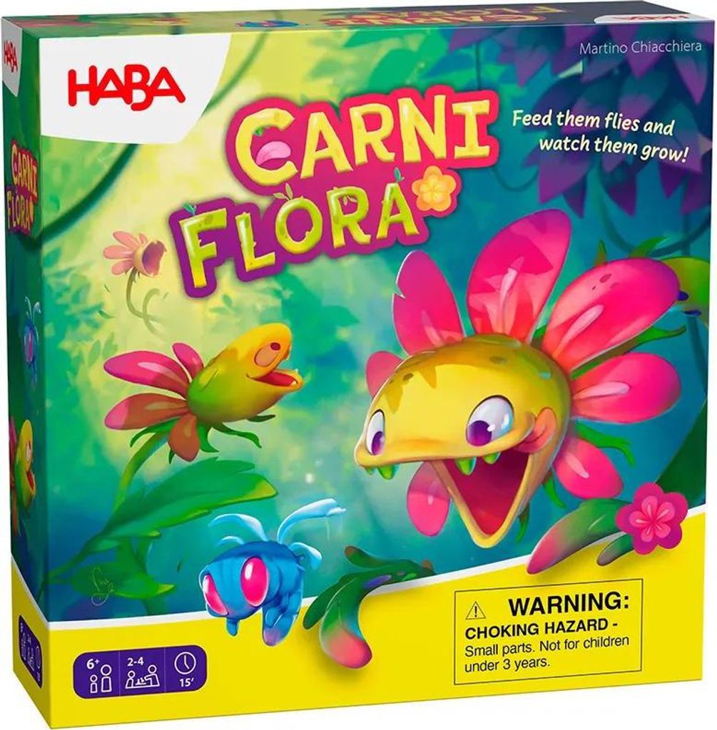 Haba Brettspiel Carni Flora - lehrreiches Kinderspiel mit Strategie