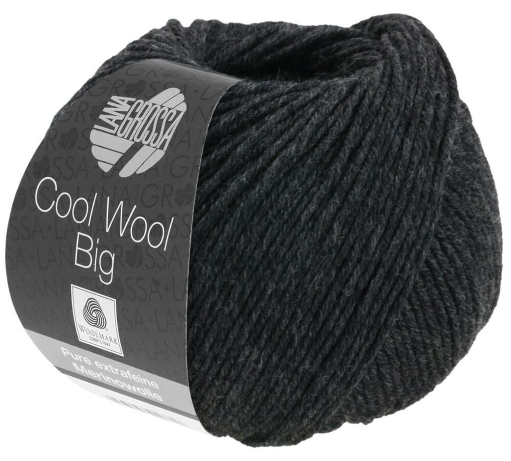 Lana Grossa - Cool Wool Big 0618 anthrazit Produktbild 