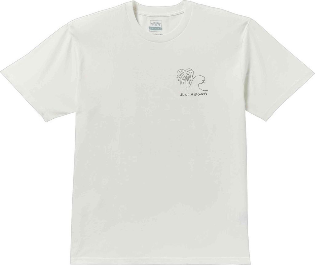 Billabong T-shirt 24A353521-OFW in Off White color size large