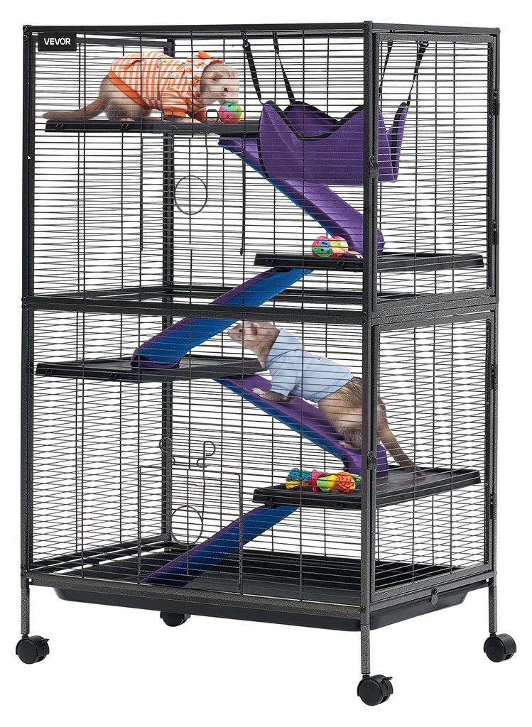Cage pour petits animaux VEVOR, en métal, idéale pour les Image du produit 
