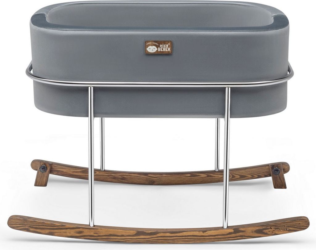 Skye Decor, Hier Metal - Grey, Chrome, Wiegen, Grau, Metall, 90 x 70 x 58 cm