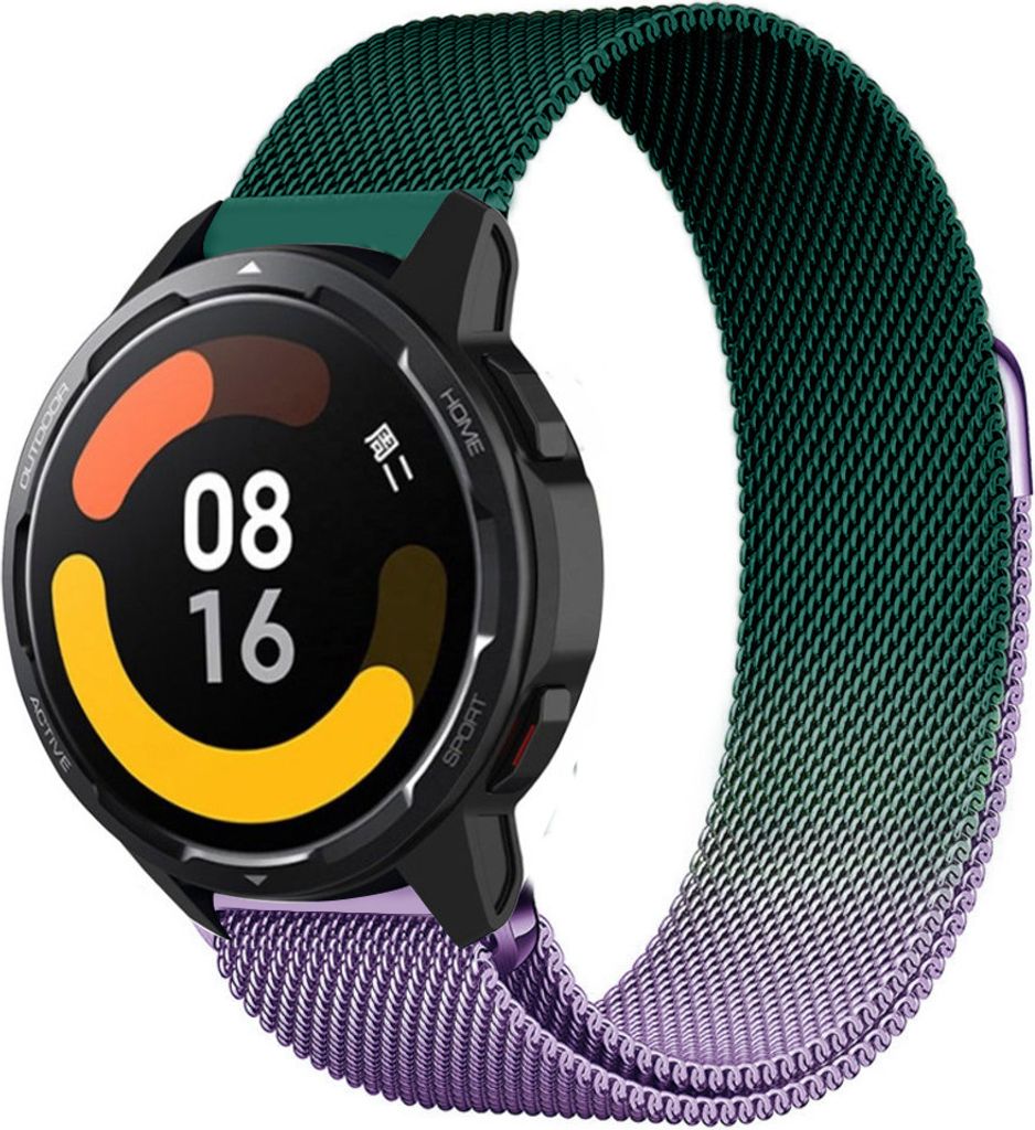 Strap-it Milanese Armband - Kompatibel mit Xiaomi Watch S1 Armband Ersatzarmband Edelstahl - Armband mit Magnetverschluss - Hochwertiges Material -...