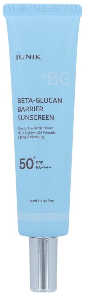 Crema solare idratante iUNIK Beta Glucan Barrier 60ml con Immagine del prodotto 