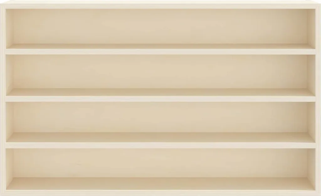 Scaffale Maison Exclusive Beige 60cm - Espositore Design Materiale Ligneo - 3
