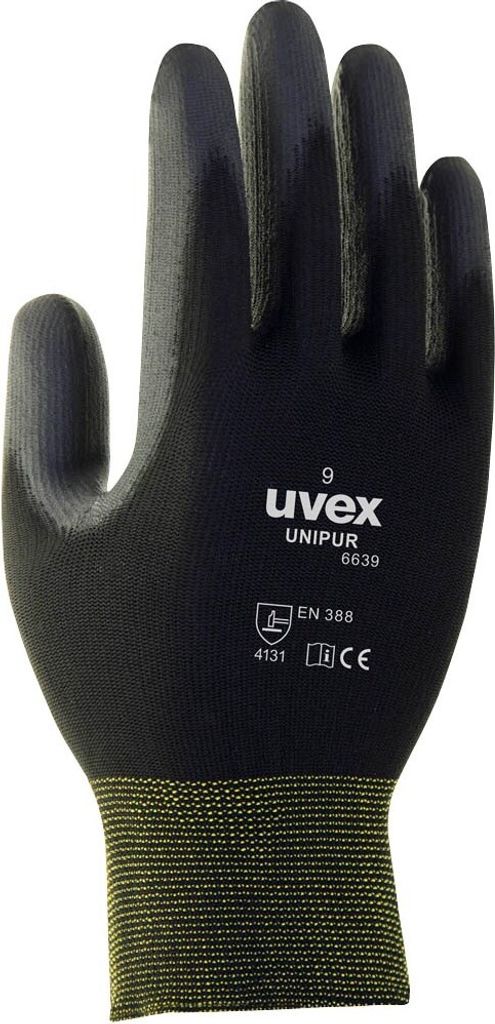 Schutzhandschuh Nylon/PUStrickHSUnipur 6639 Gr. 8 Produktbild 