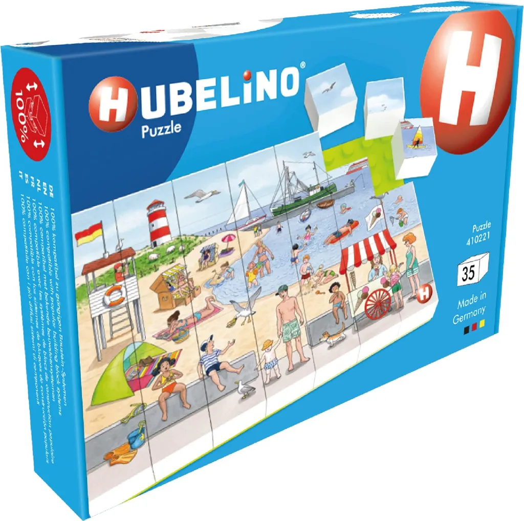 Puzzle Hubelino Excursion à la plage 35 pièces pour enfants dès 4 ans