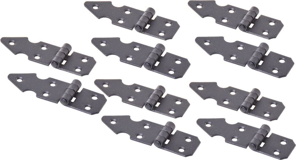 Aqbau sada 10 kusů závěsů na bedny 25x75mm závěsy na bedny Obrázek produktu 