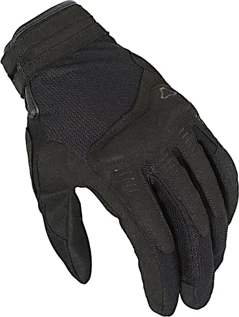 Gants de moto textile Macna Darko noir taille S enfant : style et souplesse