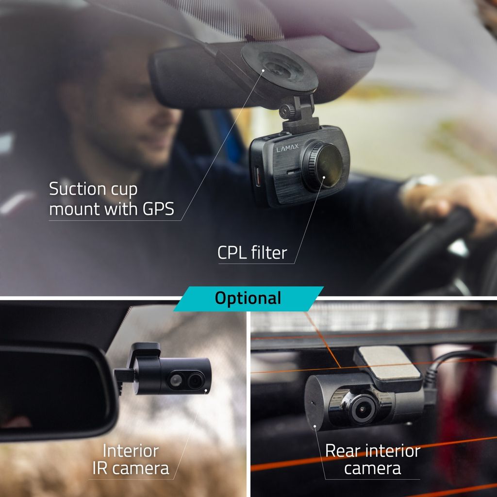 LAMAX C11 GPS 4K, kamera do auta 4K/30fps, GPS, WiFi 5 GHz, Obrázok produktu 5