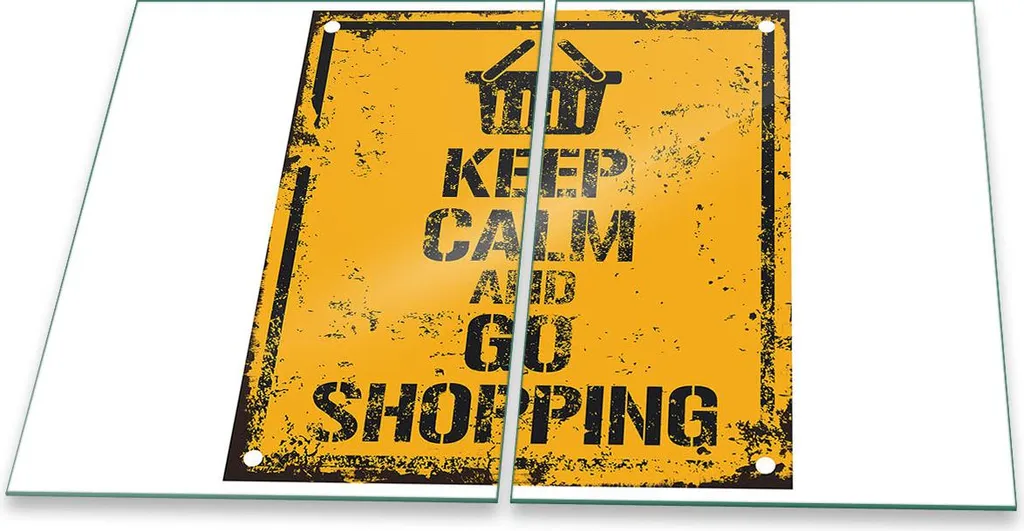 Coprifornelli in Vetro Temperato Giallo 2x 40x52 cm | Paraschizzi Design