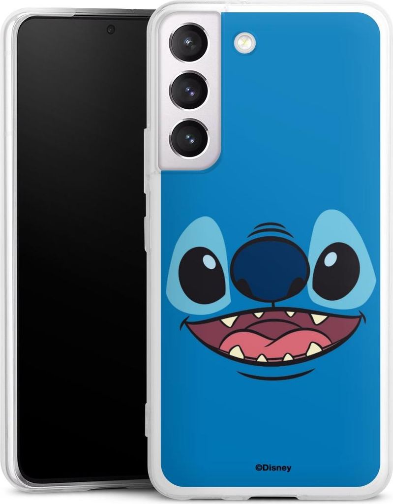 DeinDesign Slim Hülle für Samsung Galaxy S22 Silikon Case Ultra Dünn Handyhülle Disney Offizielles Lizenzprodukt Lilo & Stitch
