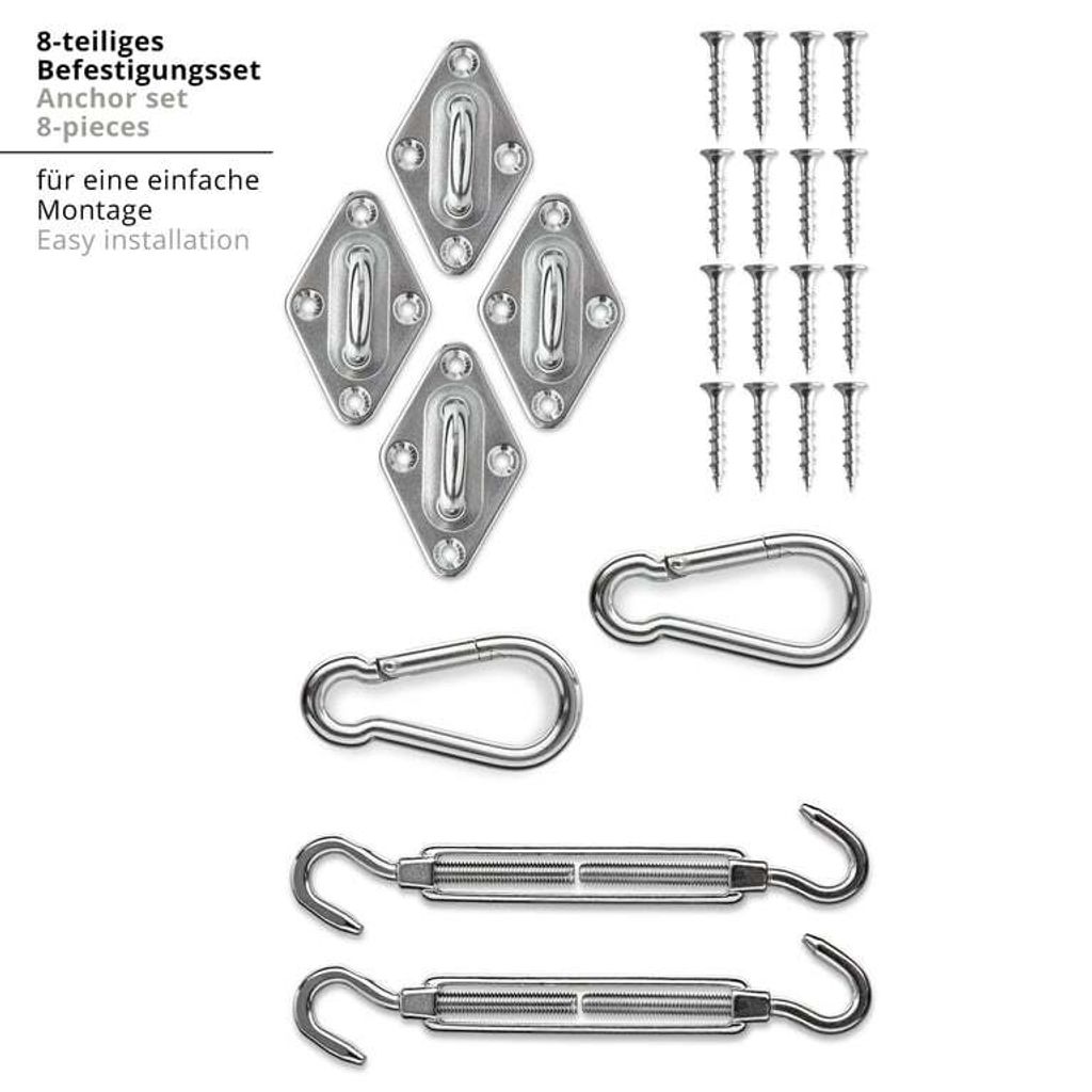 Set de fixation LUMALAND - Set de fixation pour voile Image du produit 