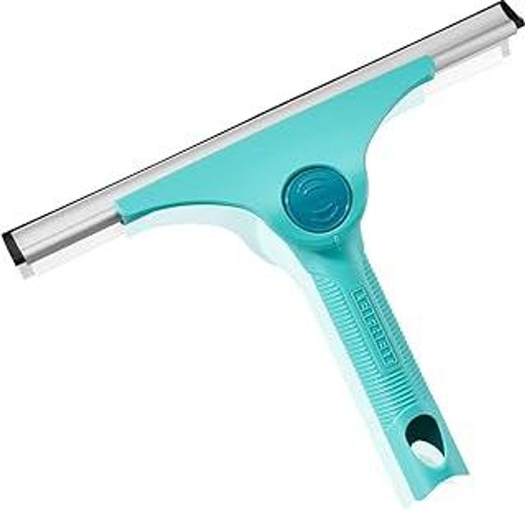 Leifheit Fensterabzieher 2in1 M Pro Reach, Duschabzieher, Wischbreite 28cm, mit verstellbarem Reinigungswinkel, kompatibel mit Click-System, Abzieh...