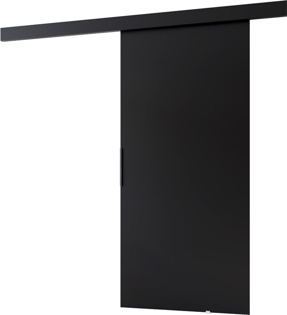 MINIO go for it, Schiebetür "PRIM A", Zimmertür, 86cm, Schwarze Farbe