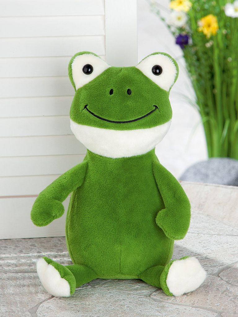 GILDE Türstopper, Frosch, Textil, grün, , L. 18 cm, B. 25 Produktbild 