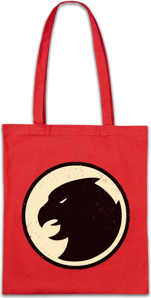 Urban Backwoods The Big Hawkman Logo, Stofftasche, Farbe: Rot
