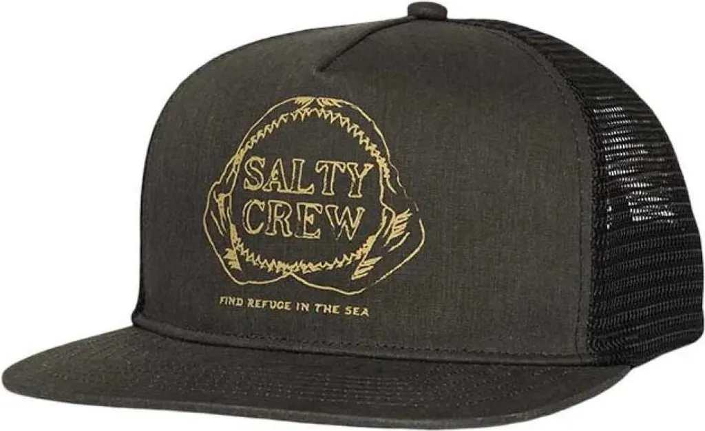 Casquette Trucker Salty Crew Good Times - Chapeau Gris Réglable Adulte