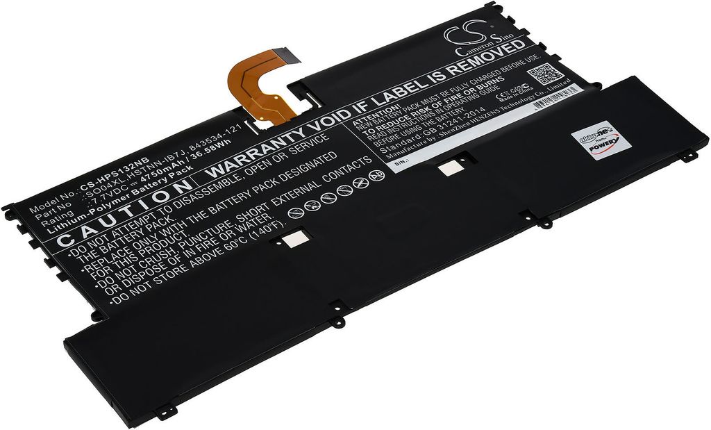 Akku für Laptop HP Spectre 13-V006TU (bitte Stecker beachten!)