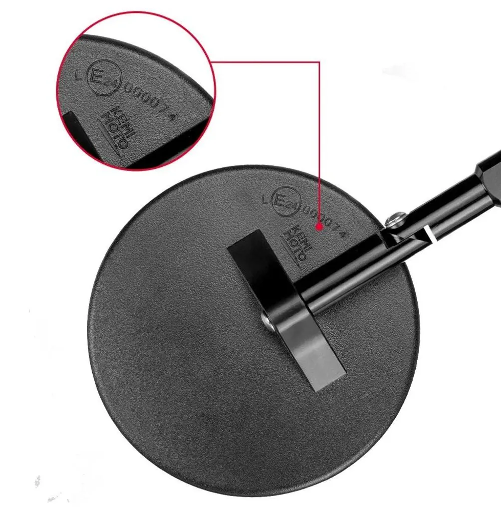 Rétroviseur rotatif 360° pour guidon, miroir de sécurité incassable