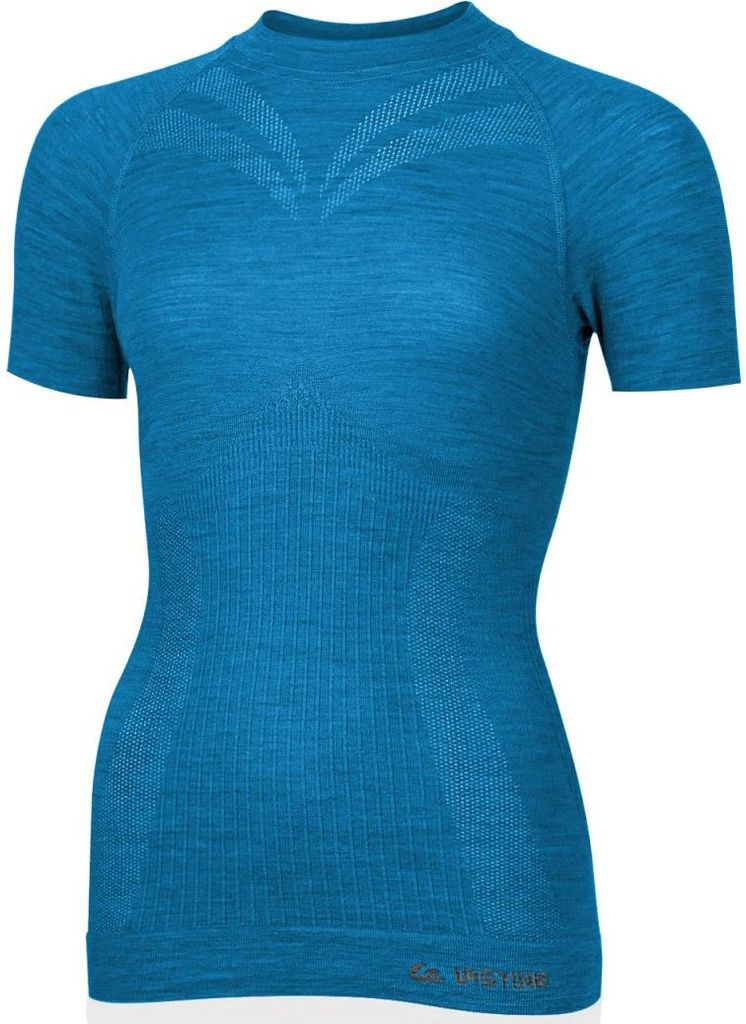 MALBA Damen nahtloses Merino-Kurzarm-T-Shirt