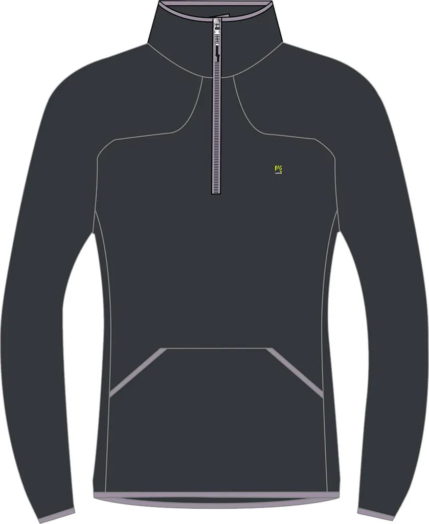 Veste Polaire Karpos Rocchetta Fleece Gris S Femme Respirante Zip