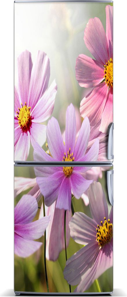 Tulup Kühlschrankdekoration - Magnetmatte - 60 cm x 180 cm - Magnet auf dem Kühlschrank - Feldblumen