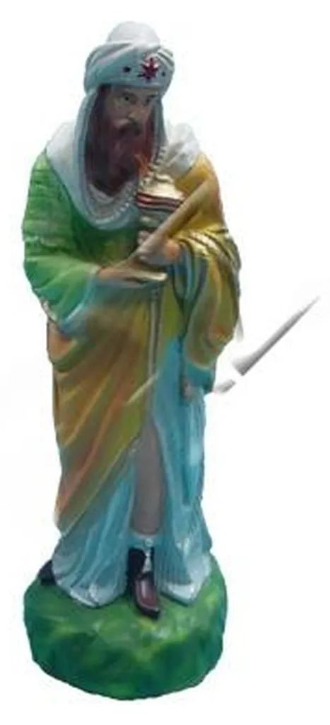 Statue Roi Jésus et 3 Rois en Résine Incassable pour Décor Jardin
